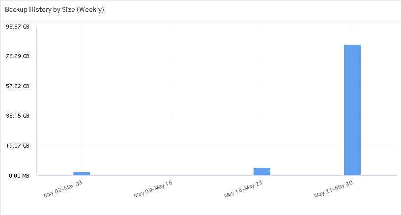 Data Views for the Office 365 Backup History Report (1)